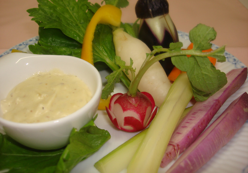 色どり野菜のソイバーニャカウダー