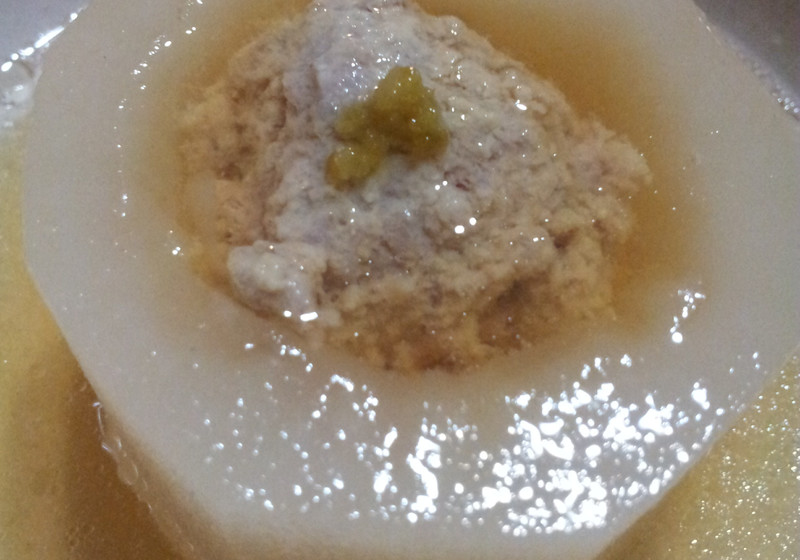 大根の肉詰め　美味しい煮