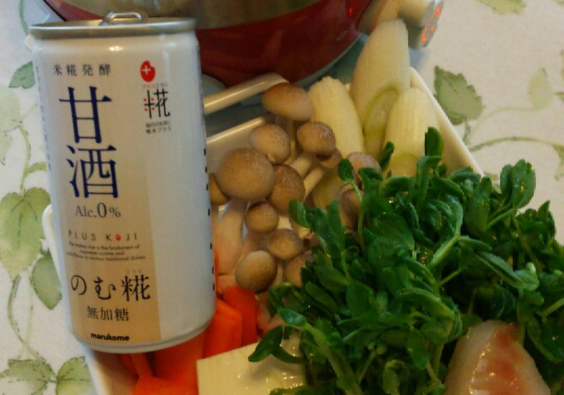 風邪撃退「甘酒鍋」