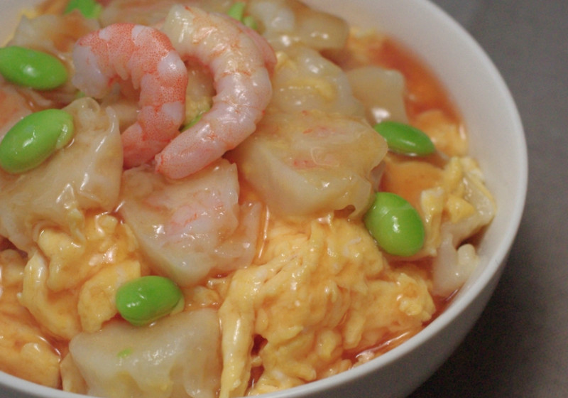 海鮮シューマイ天津丼