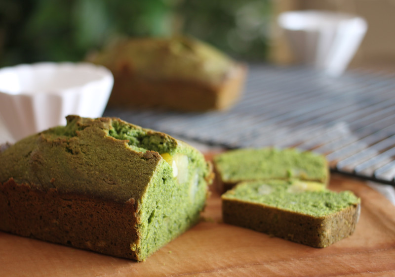 抹茶のパウンドケーキ