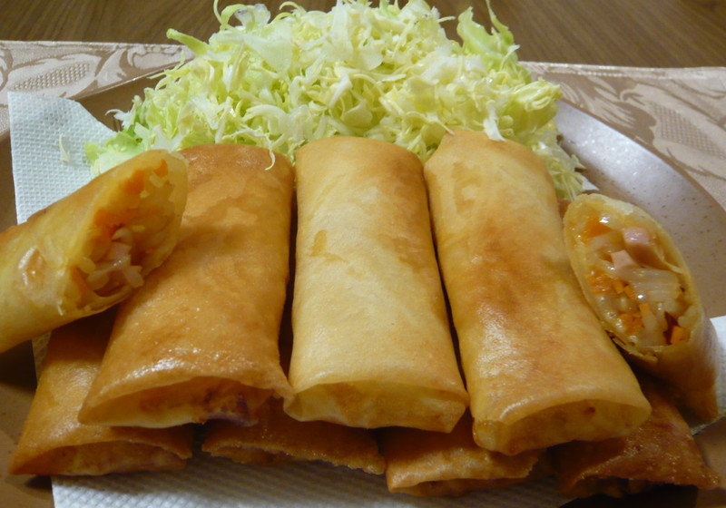 とろりんチーズナムルの揚げ春巻