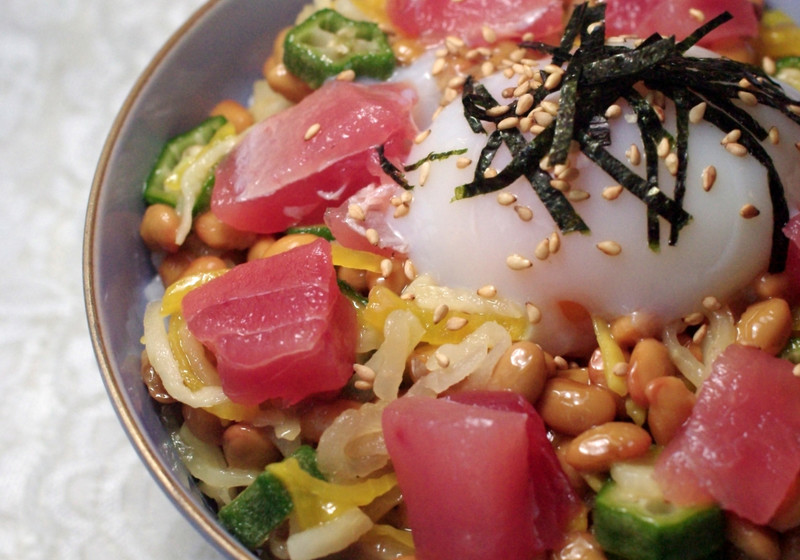 名物納豆のバクダン丼