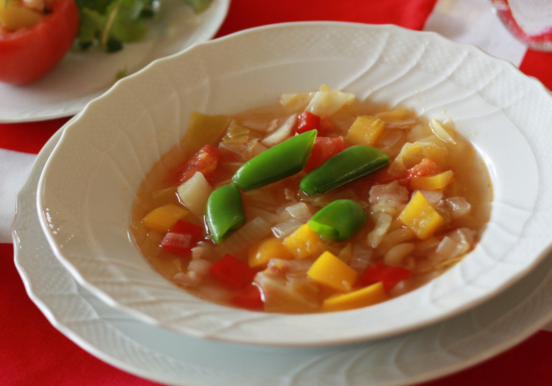 いろどり野菜のミネストローネ