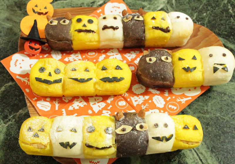 ハロウィンちぎりパン