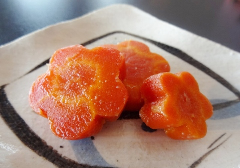 金時人参の紅梅煮とさくらごはん