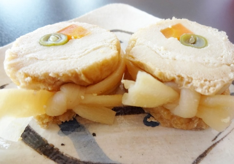 高野豆腐のしのだ巻き