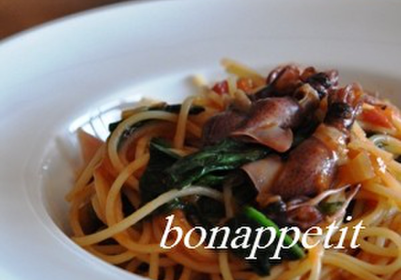 ほたるいかの春パスタ
