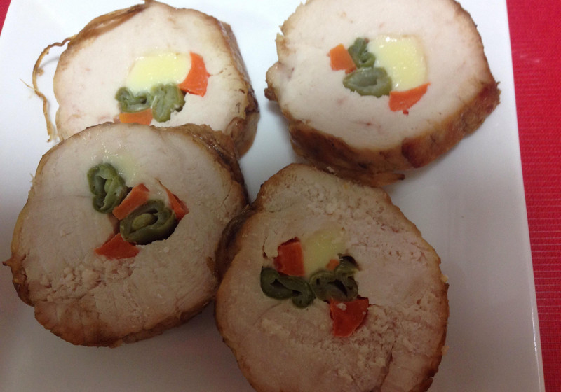 鳥ムネ肉の野菜巻き