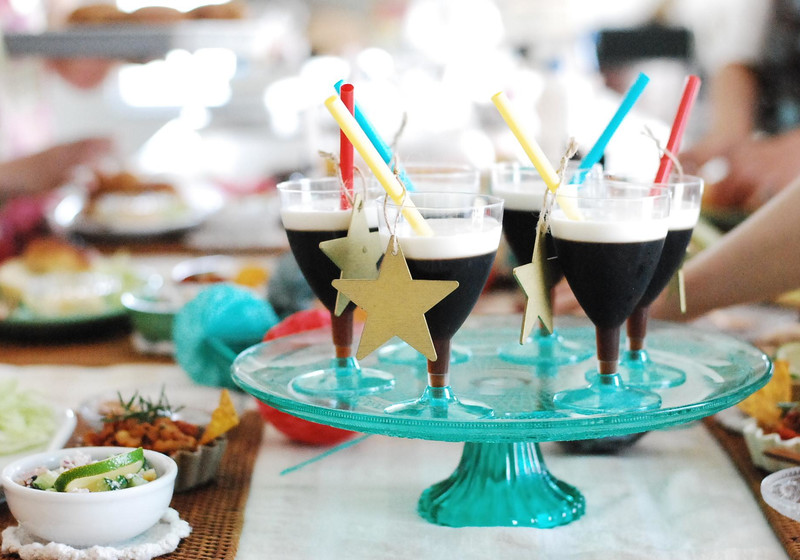 コーヒーゼリー+ミルクゼリー=カフェオレゼリー♡
