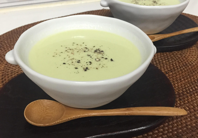 夏にピッタリ☆枝豆の冷製ポタージュ