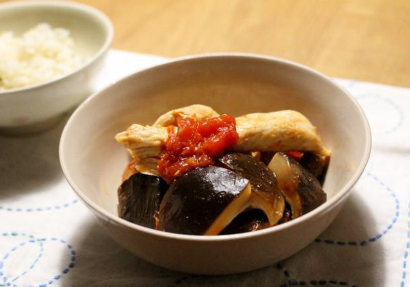 干し椎茸のトマト煮