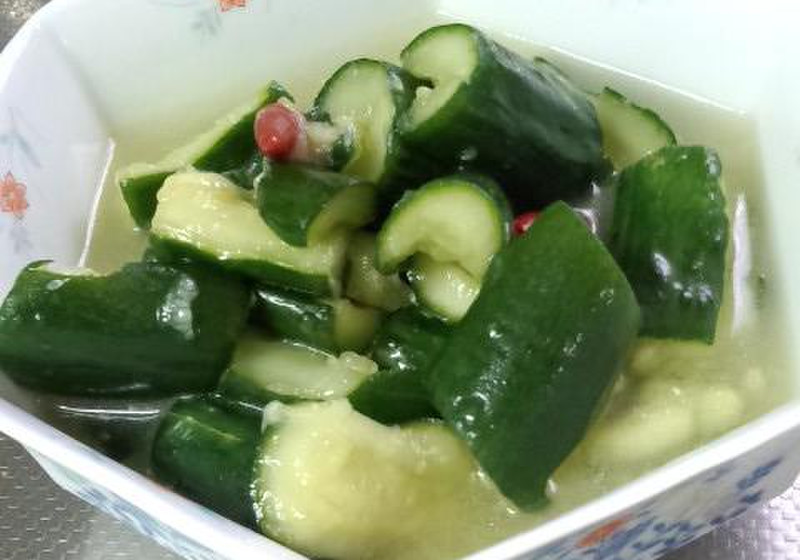 中華風キュウリの甘酢漬け