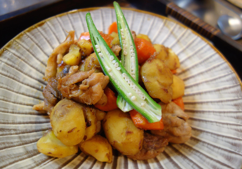 元気になる　栗と鶏もも肉の薬膳うま煮