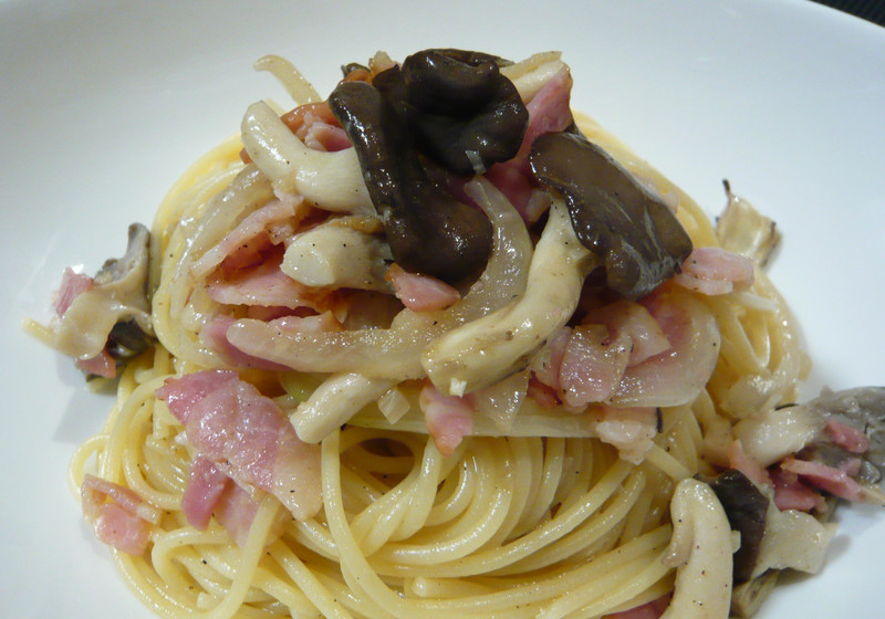 霜降ひらたけパスタ