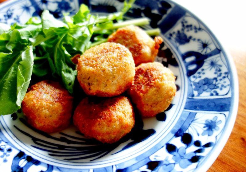 もっちりレンコン団子（マクロビオティック）