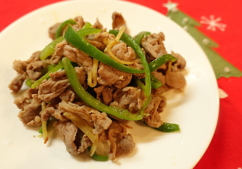 冷え症の緩和に　羊肉のピリ辛チンジャオロースー風