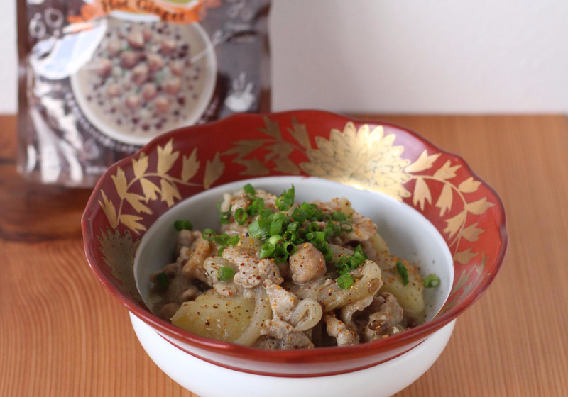 ダルーラを使って　豆じゃが