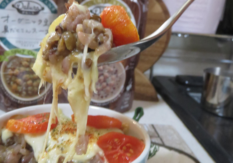 スパイシーカリーで雑穀米ドリア