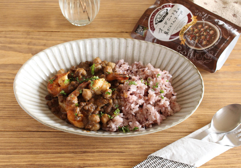 海老と豆のカレー