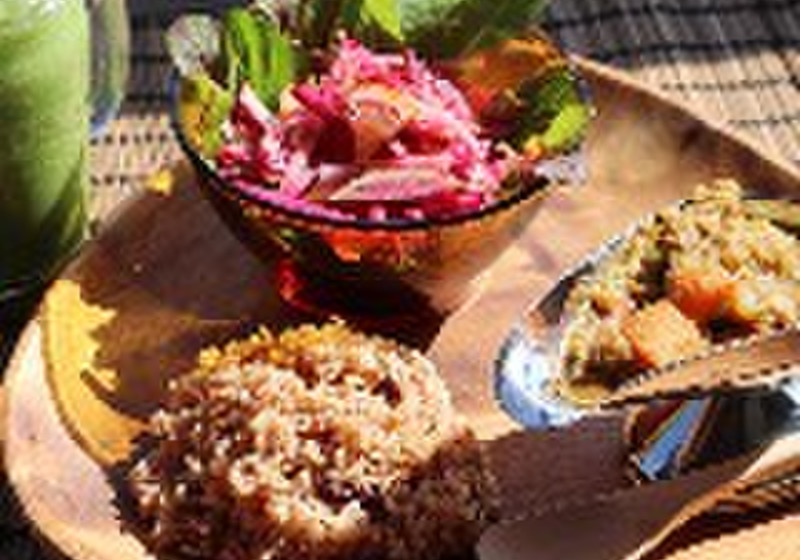 インデラカレーでヴィーガンカレー