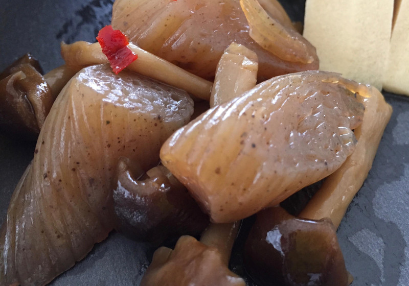精進料理！こんにゃくのピリ辛煮