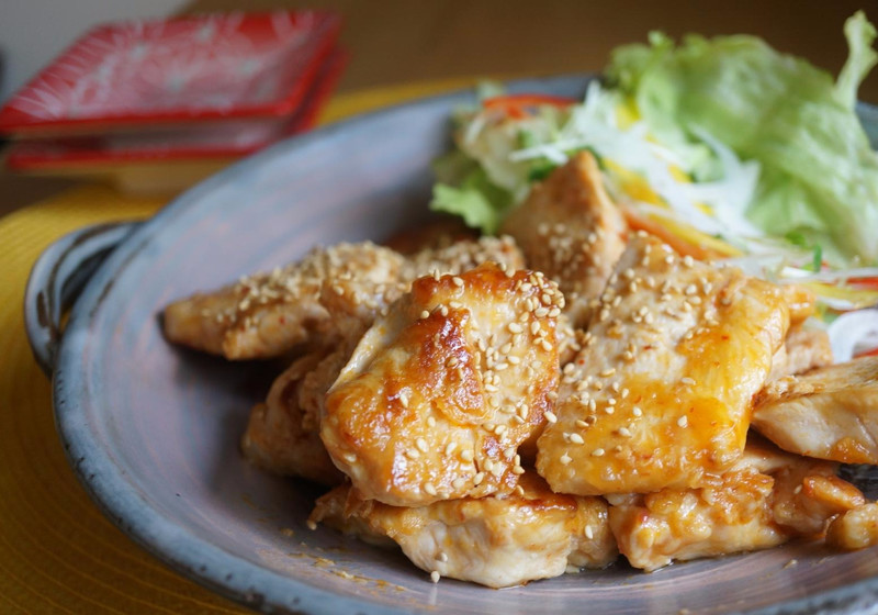 韓国風照り焼きチキン(テレビ収録用冷凍庫レシピ)