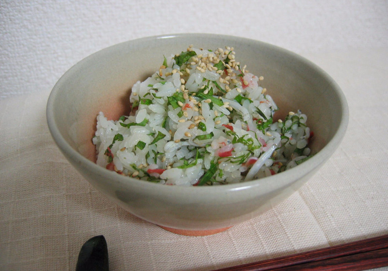 食欲アップ！青じそご飯