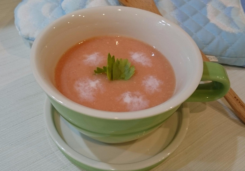 トマトの冷製ビシソワーズ