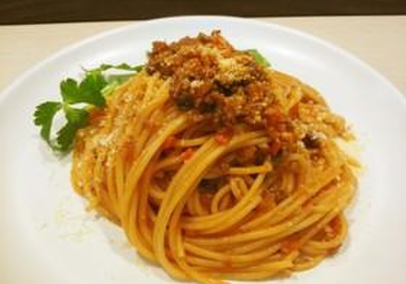 赤味噌和風ボロネーゼパスタ