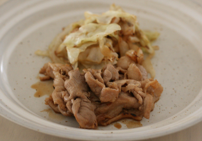 豚肉のしょうがみりん焼き