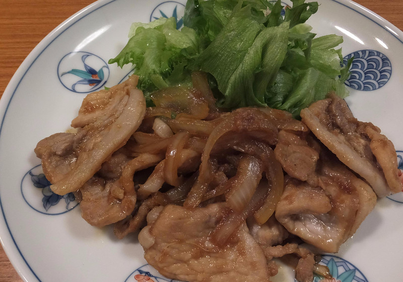 豚肉のしょうがみりん生姜焼き