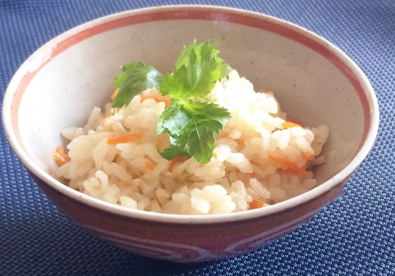 しょうが人参ご飯