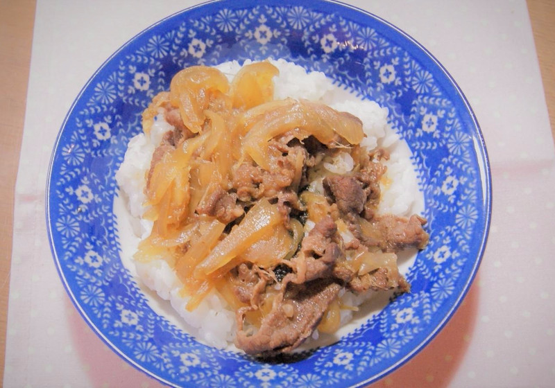 しょうがみりんで作る牛丼