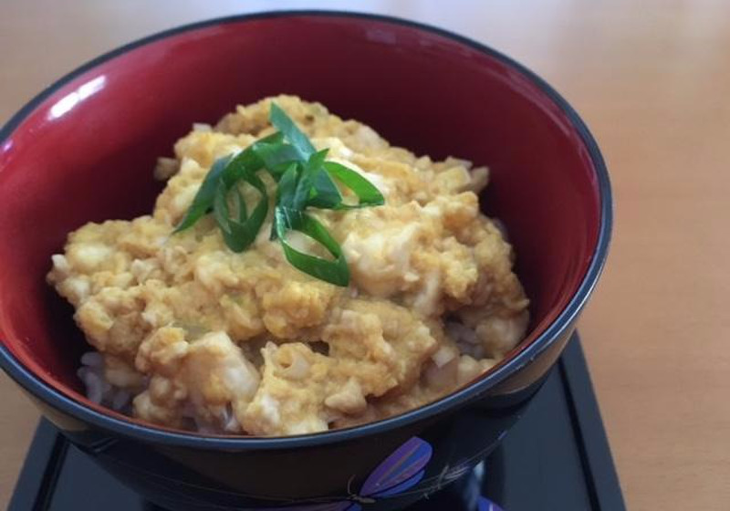 卵豆腐丼
