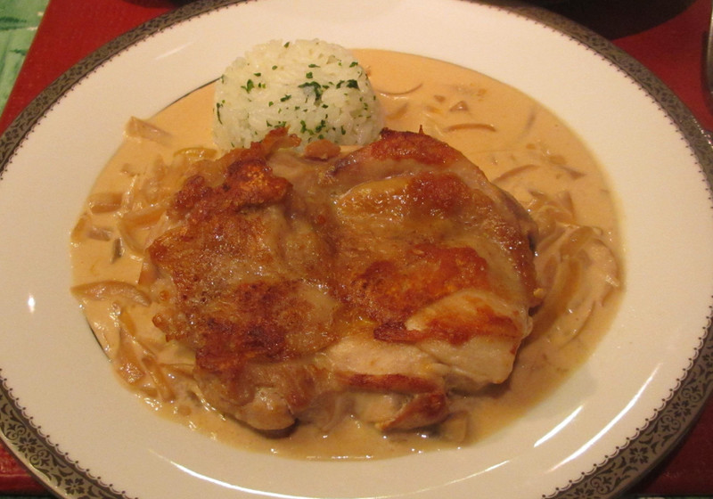 チキンステーキ・照り焼きクリームソース