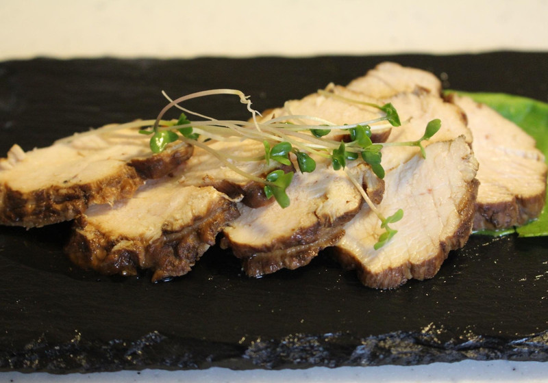 鶏むね肉の紅茶煮しょうがみりん風味