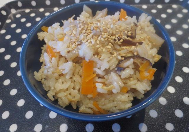 しょうがみりんの炊き込みご飯