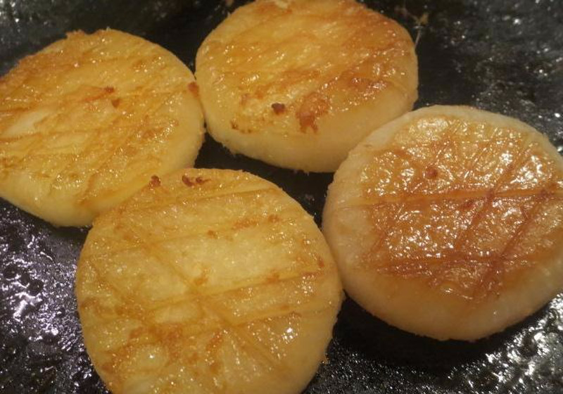 しょうが風味大根ステーキ
