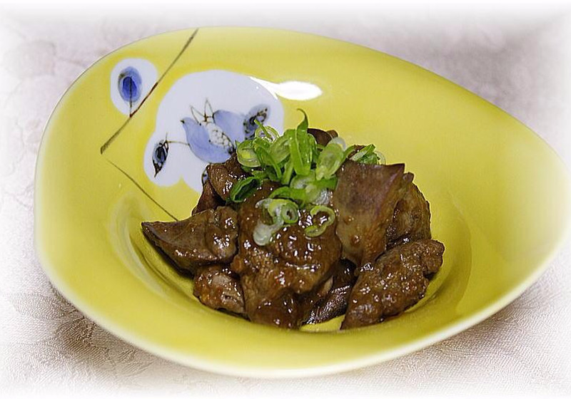 鶏レバーの甘辛しょうが煮