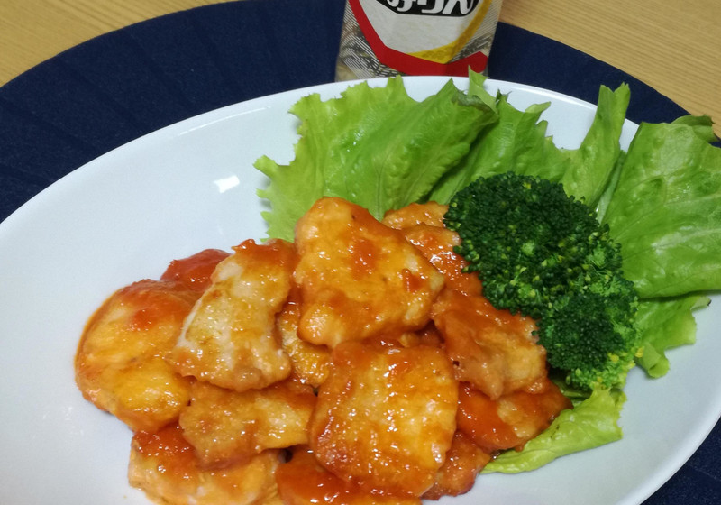 こく旨！胸肉のマイルドチリソース