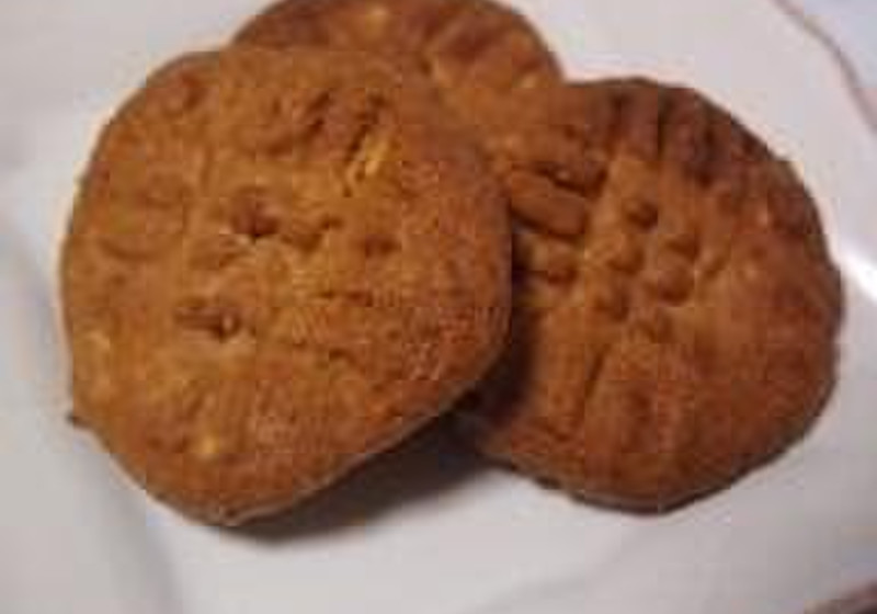 ピーナッツバターのクッキー