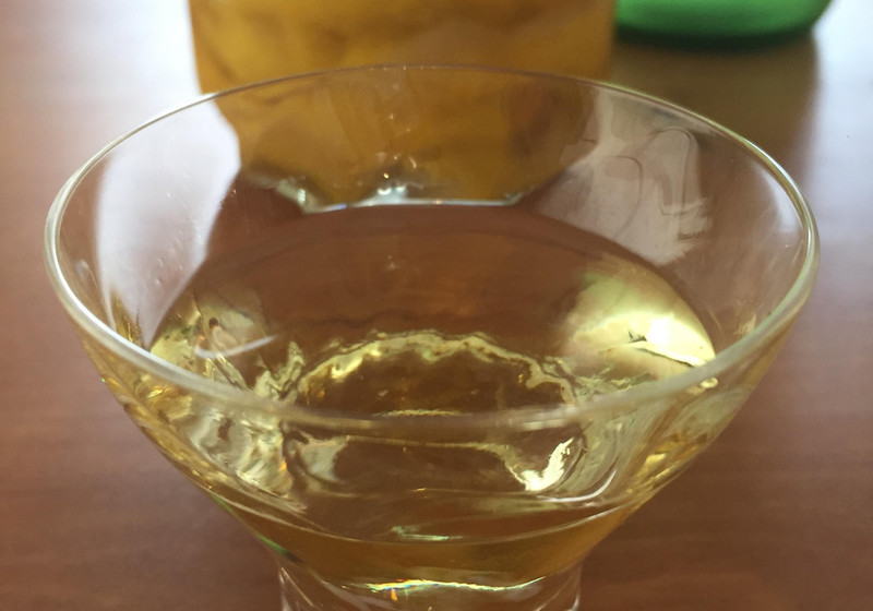 ゆずピールの日本酒漬け