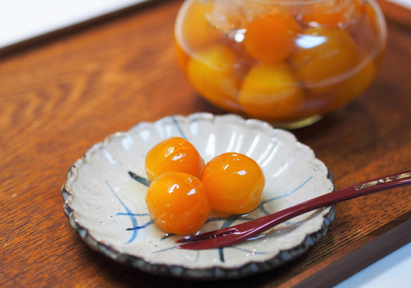 金柑の甘露煮（金柑のコンポート）