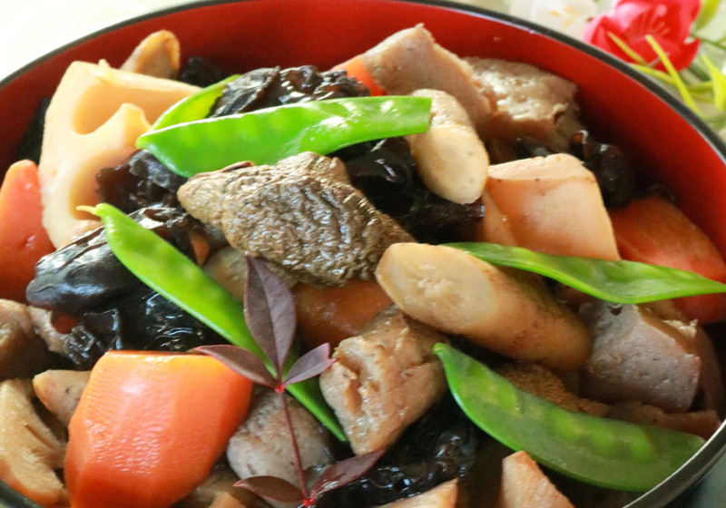 おせち薬膳　きのこ根菜お煮しめ　がんの予防に