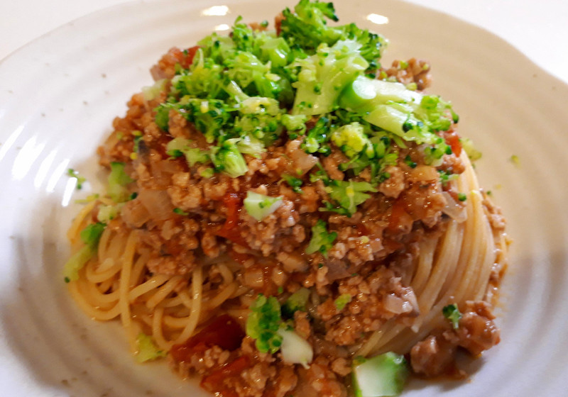 ミートソーススパゲッティ・和テイスト
