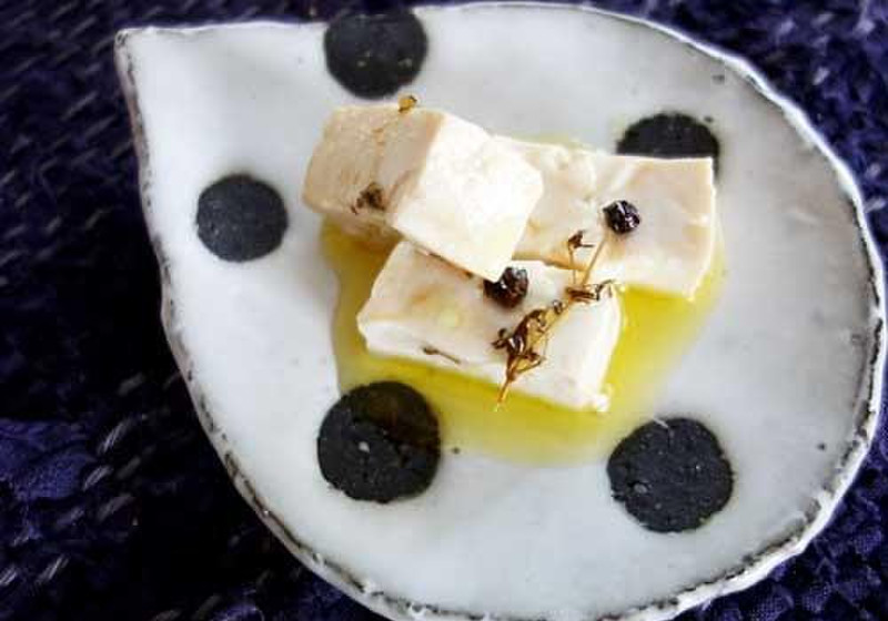 豆腐のオリーブオイル漬け