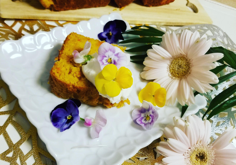 こどももパクパク食べるニンジンケーキ