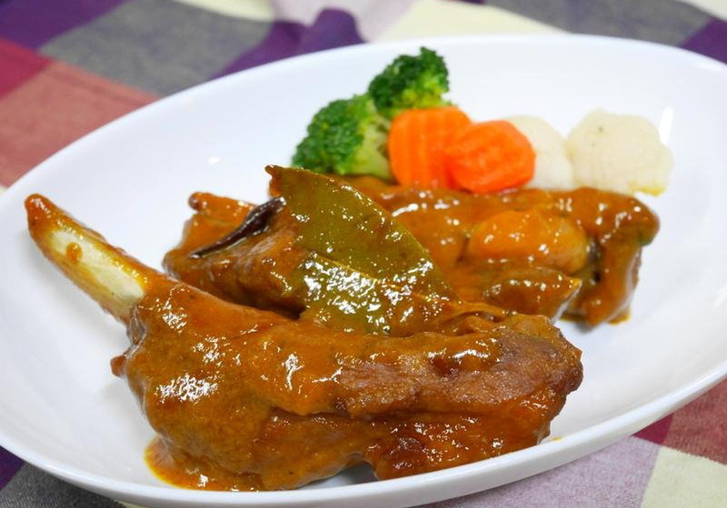 豚スペアリブ　知多のみかんジュース煮