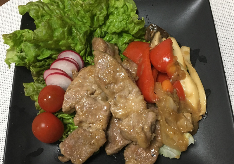肩ロースポークのさっぱりソテー